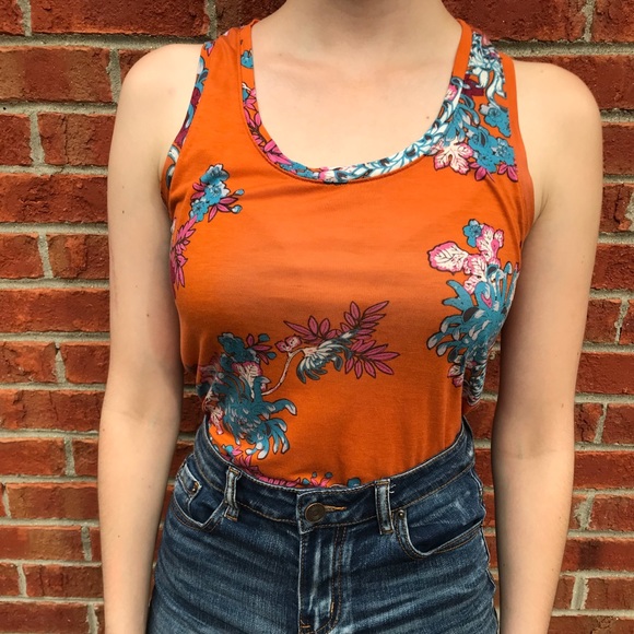 orange tank top forever 21